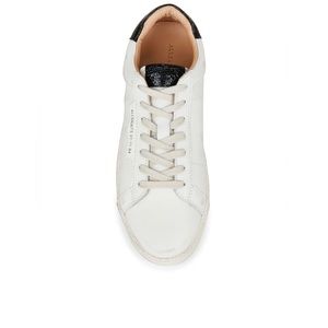 Sheer Sneaker in White and Black